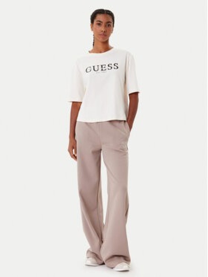 Guess T-Shirt V5YI02 I3Z14 Beżowy Boxy Fit