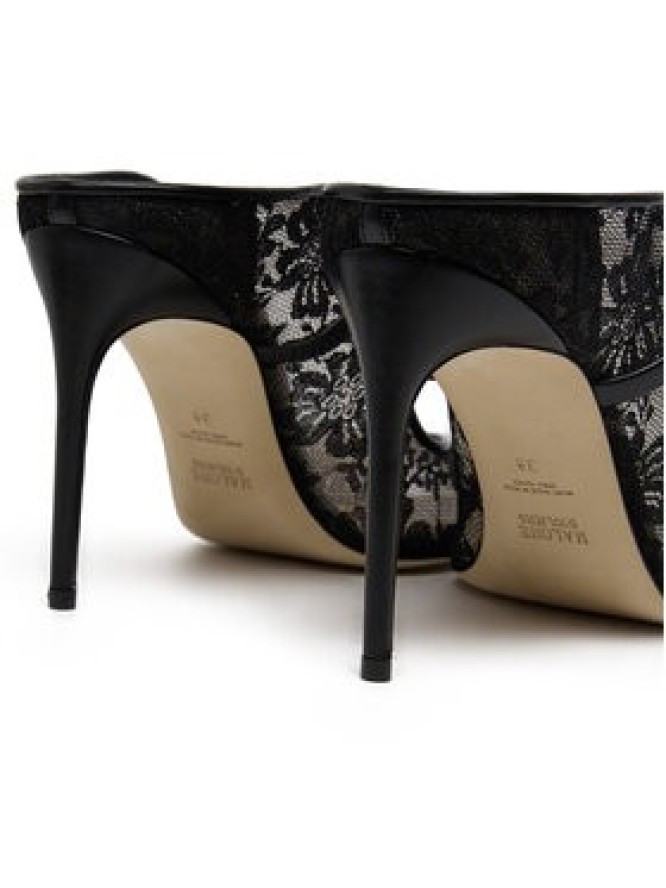 MALONE SOULIERS Klapki Noah 90-16 Czarny