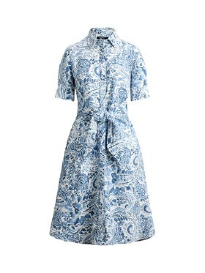 LAUREN RALPH LAUREN Sukienka koszulowa 200P08916002 Niebieski Regular Fit