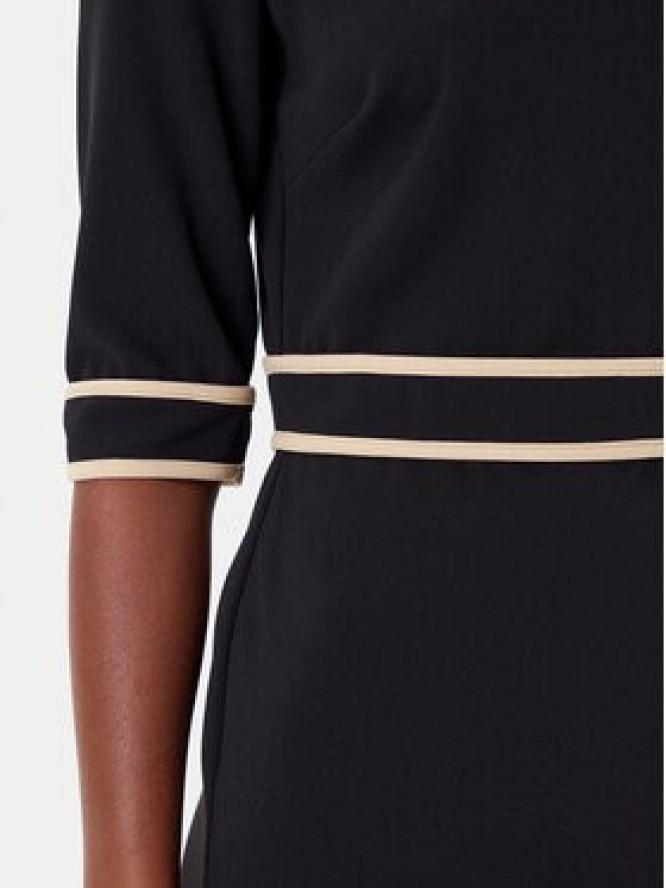 Rinascimento Sukienka koktajlowa CFC0125391003 Czarny Slim Fit