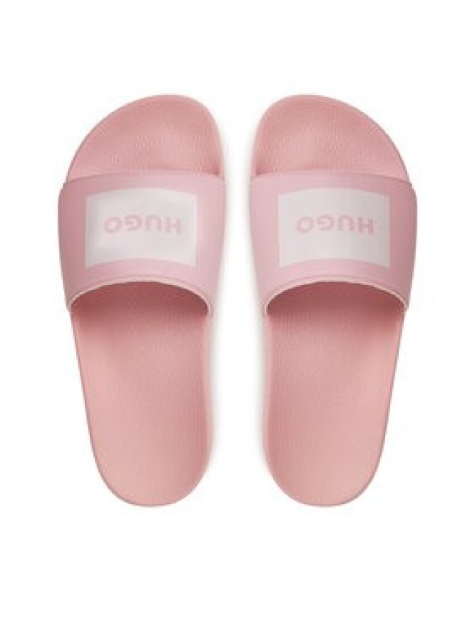 HUGO Klapki Timein 50546281 Różowy