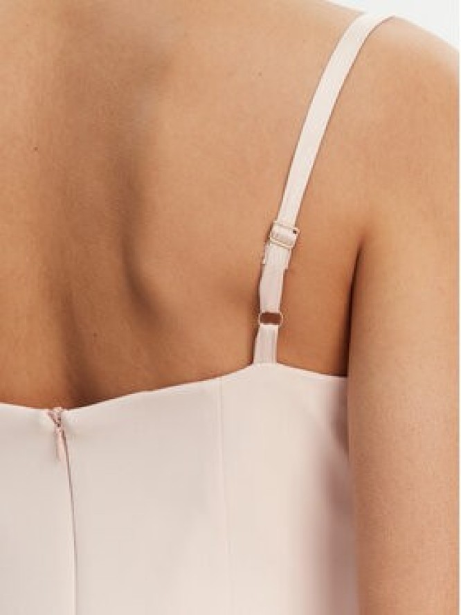 Rinascimento Sukienka koktajlowa CFC0122399003 Różowy Regular Fit