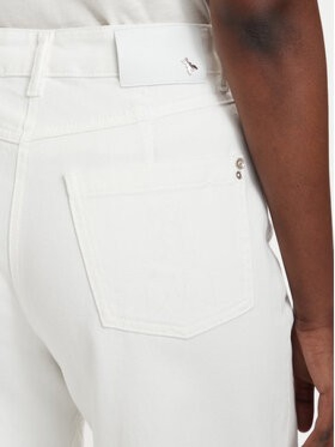 Patrizia Pepe Jeansy 2P1756/D107-W146 Biały Relaxed Fit