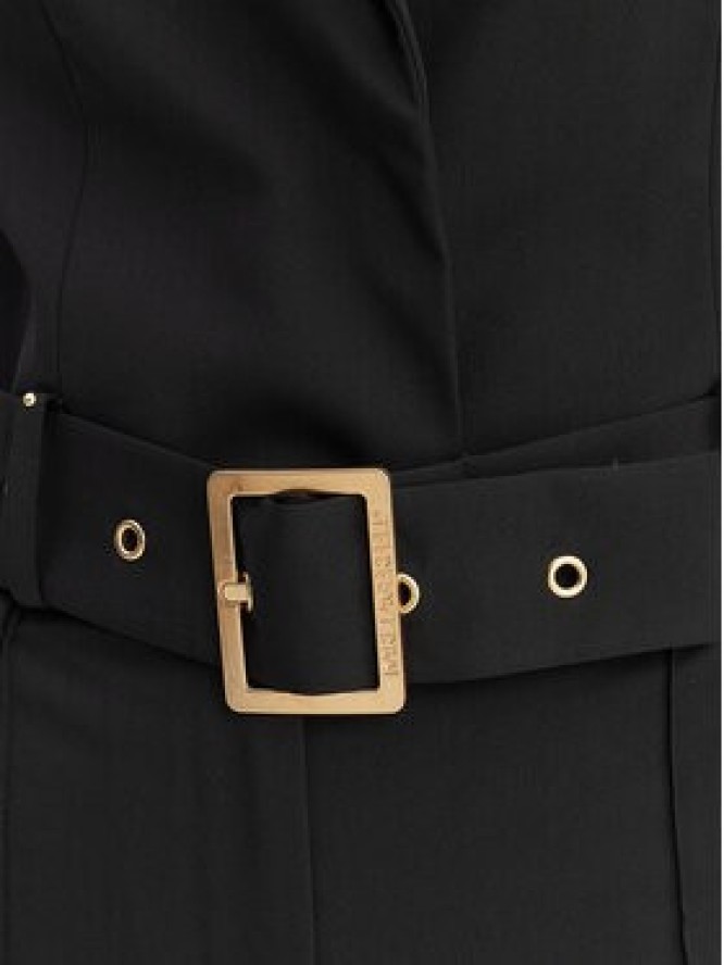 KARL LAGERFELD Kamizelka garniturowa B1W14009 Czarny Slim Fit