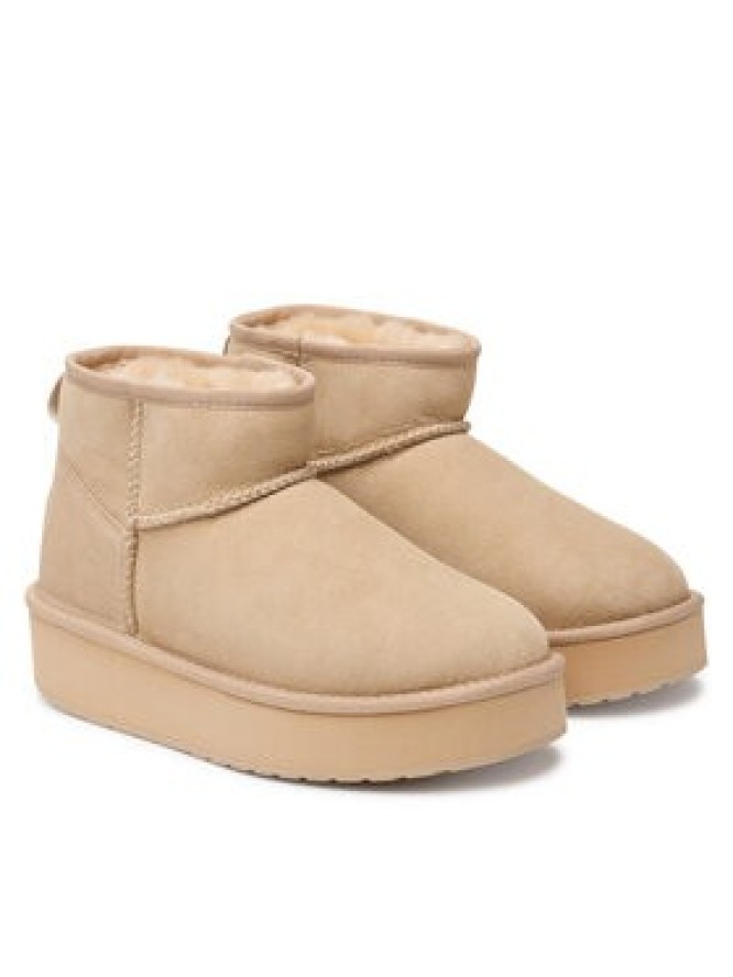 EMU Australia Śniegowce Stinger Micro Flatform 2.0 W13296 Beżowy