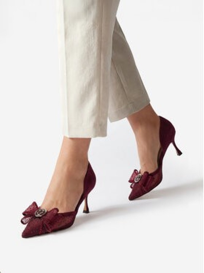 Eva Minge Szpilki EO-AVA-78096-202 Bordowy