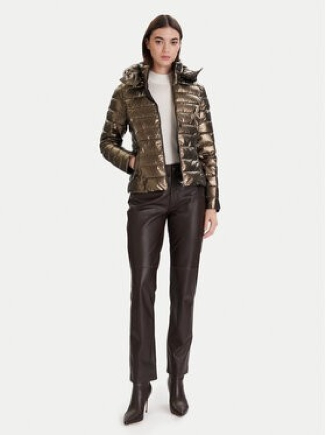 Morgan Kurtka zimowa 242-GELOLA Brązowy Regular Fit