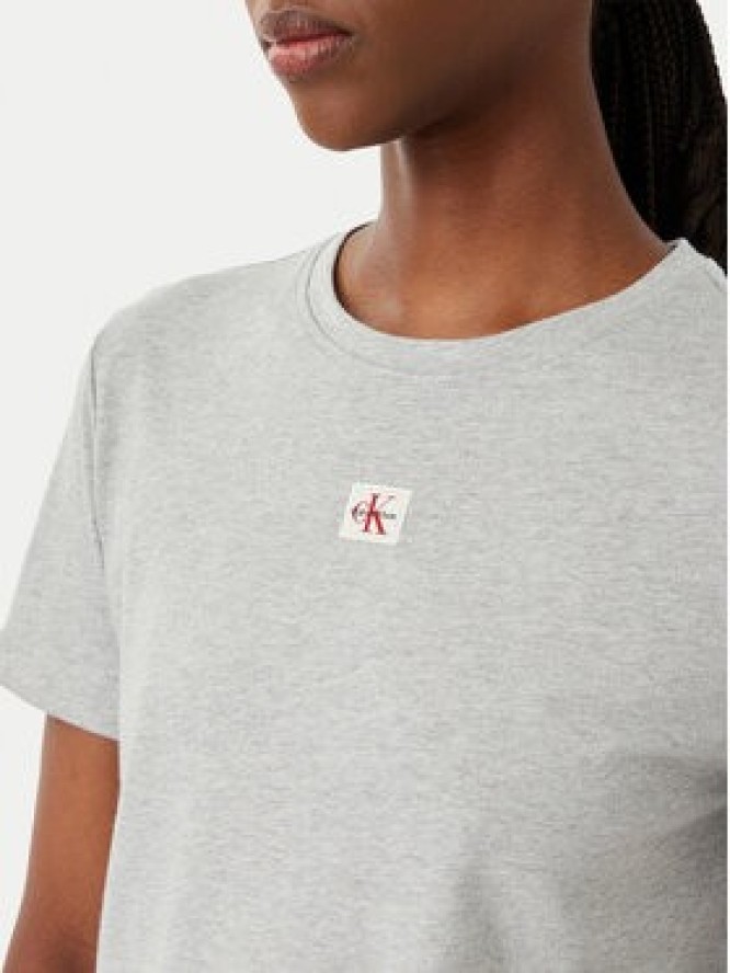 Calvin Klein Jeans T-Shirt LV047F227G Szary Classic Fit