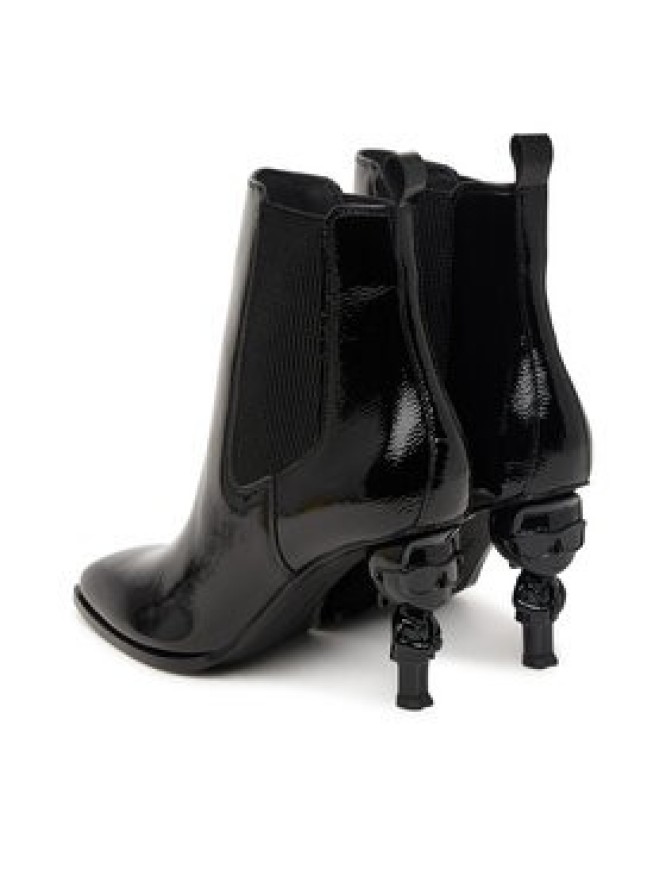 KARL LAGERFELD Botki Nft Heel KL39146 Czarny