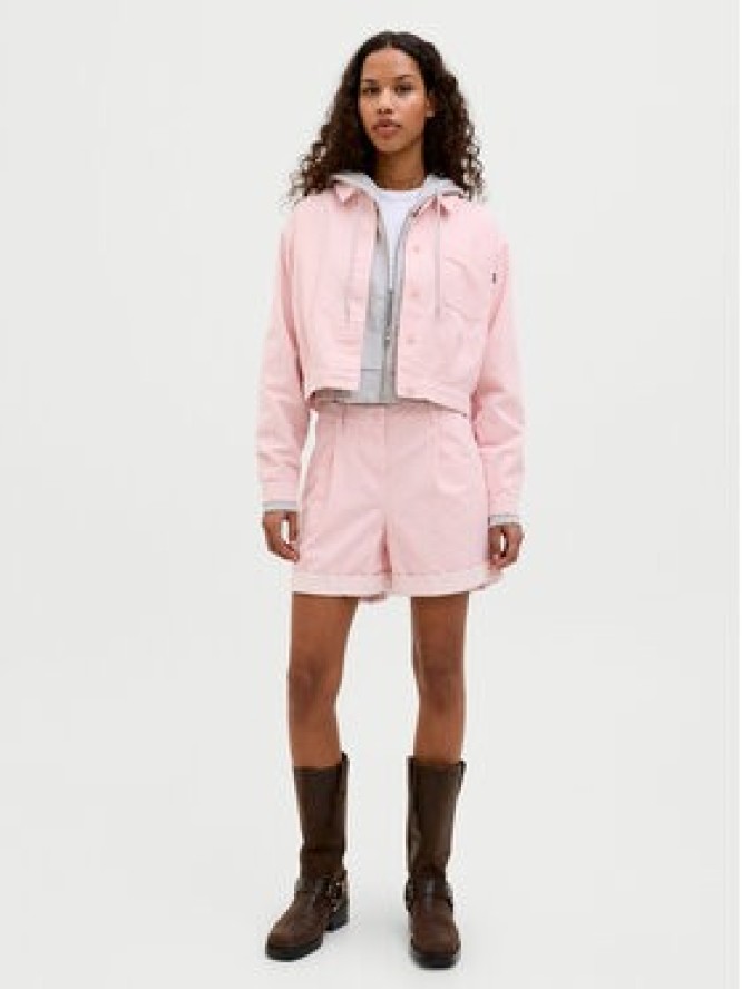 JJXX Szorty materiałowe Maddy 12253014 Różowy Loose Fit