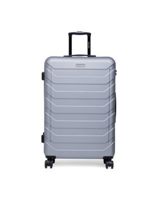 GINO ROSSI Walizka duża CEO-GIN-L-003-05-SILVER2 Srebrny