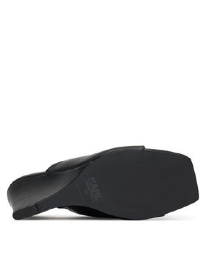 KARL LAGERFELD Klapki Rialto KL34400 Czarny