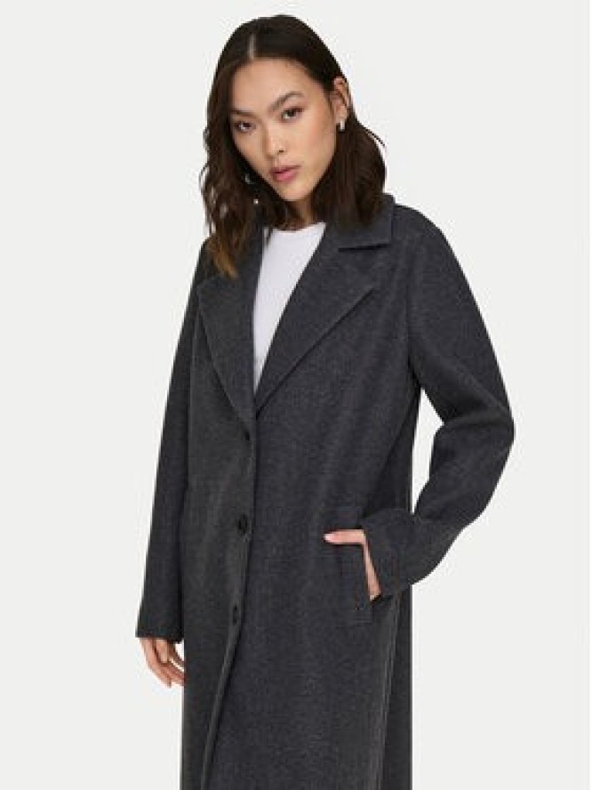 ONLY Płaszcz przejściowy Emma 15313657 Szary Regular Fit