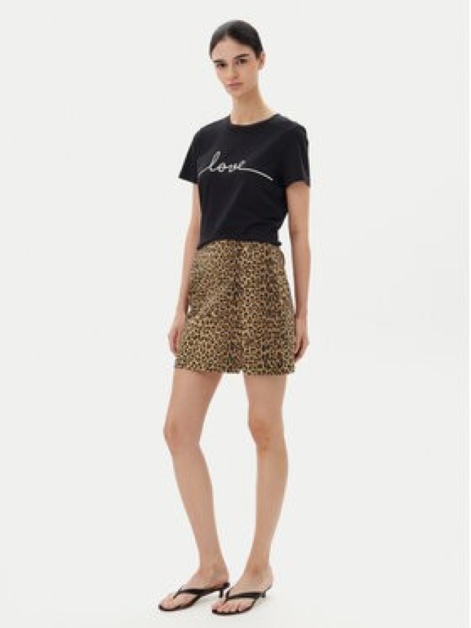 Vero Moda Spódnica mini Nelly 10329966 Brązowy Slim Fit