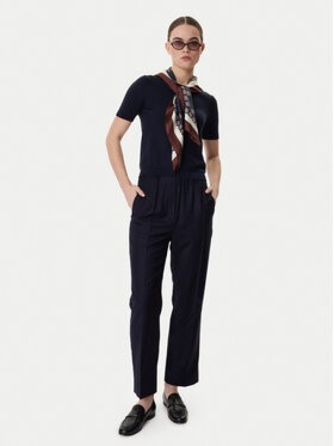 Weekend Max Mara T-Shirt Gabarra 2615361081 Granatowy Slim Fit