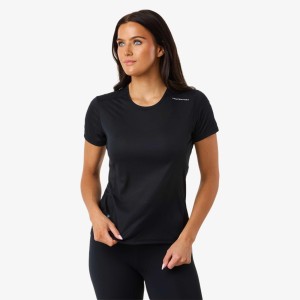 Koszulka Syntetyczna Z Krótkim Rękawem Trening Kobieta Ultra Light Szybkoschnący