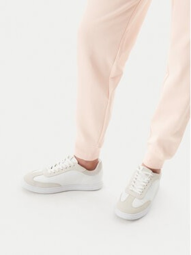 Calvin Klein Jeans Spodnie dresowe Monologo J20J225354 Różowy Slim Fit