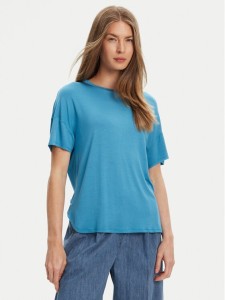 United Colors Of Benetton T-Shirt 3Z12D101X Niebieski Slim Fit