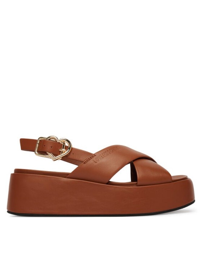 LOVE MOSCHINO Sandały JA16137I0OIA0200 Brązowy