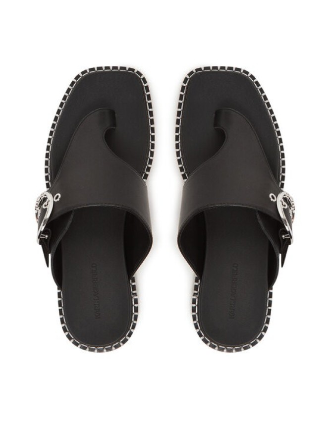 KARL LAGERFELD Japonki Kleo KL81325 Czarny