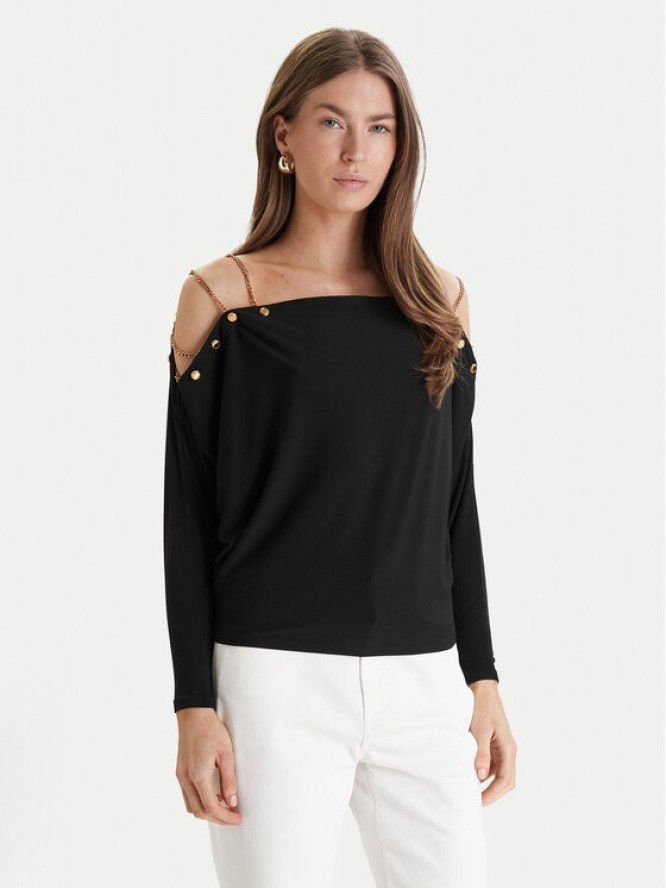 Marciano Guess Bluzka 6RGP05 6257A Czarny Regular Fit