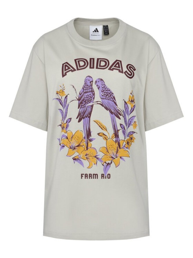 adidas T-Shirt FARM Graphic JV8610 Szary