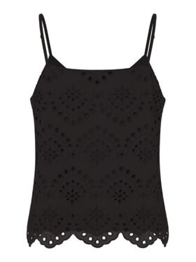 Pieces Top Vilde 17156563 Czarny Regular Fit