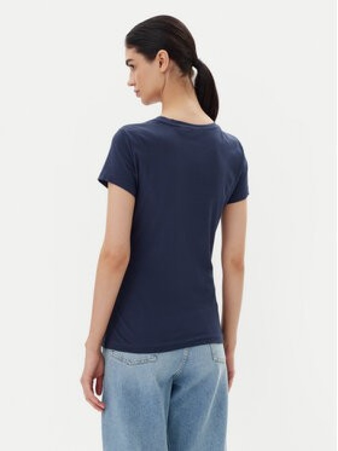 Mustang T-Shirt Loa 1016146 Niebieski Slim Fit