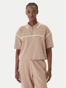 Guess Polo V6GP01 K2945 Beżowy Oversize