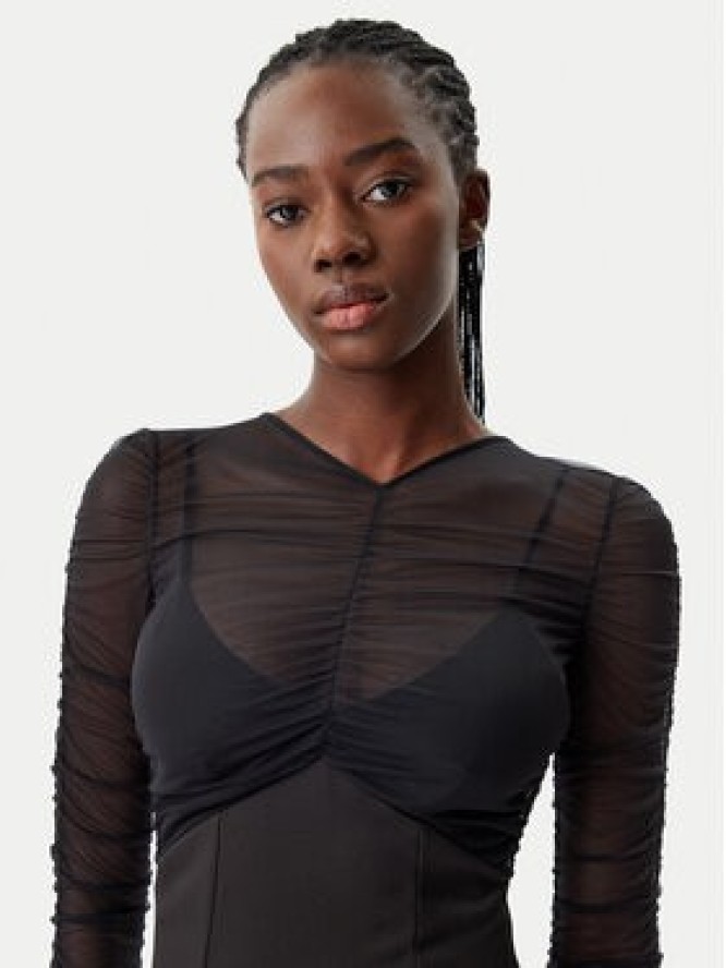 Patrizia Pepe Sukienka koktajlowa 8A1463/A375-K103 Czarny Regular Fit