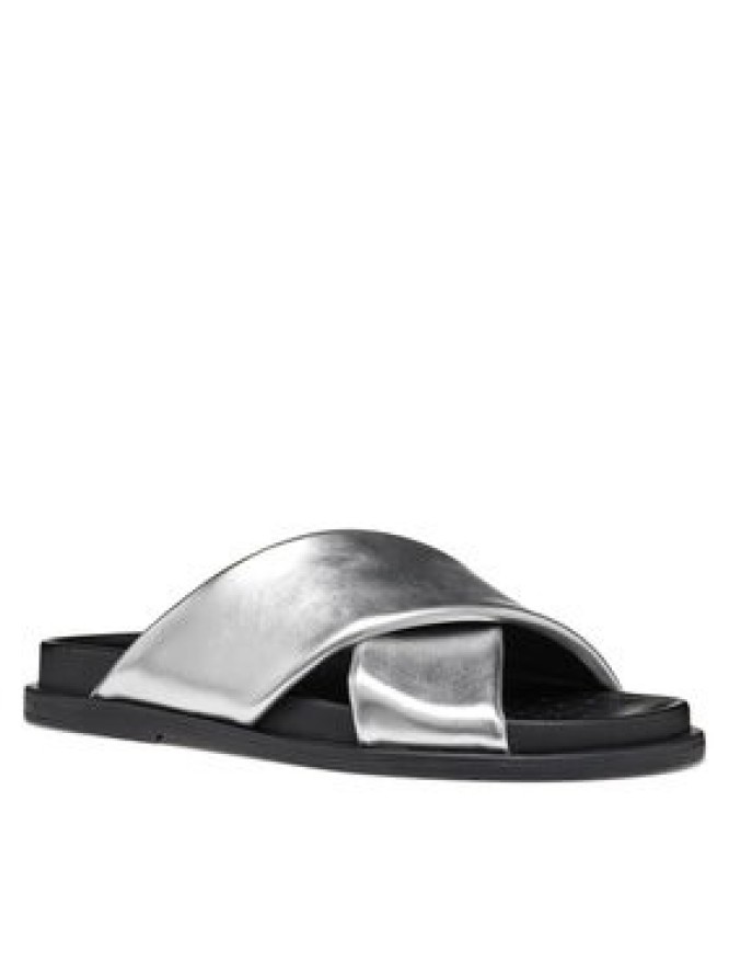 Geox Klapki D Adelash D55YWB 000Y2 C1007 Srebrny