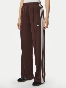 adidas Spodnie dresowe adicolor Firebird KD2526 Brązowy Loose Fit