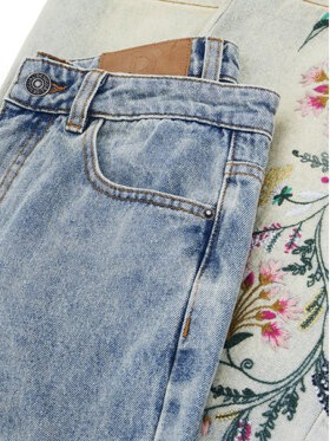 Desigual Jeansy Texas 25SWDD01 Niebieski Straight Fit