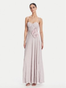 Elisabetta Franchi Sukienka wieczorowa ABR2252E2 544 Fioletowy Regular Fit