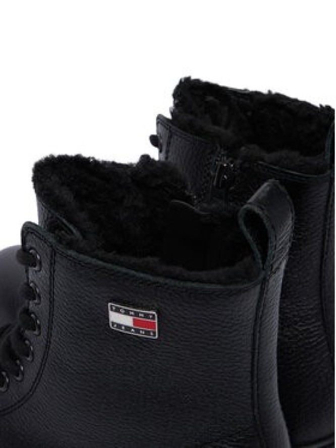 Tommy Jeans Trzewiki Tjw Platform Boots Wl EN0EN03159 Czarny
