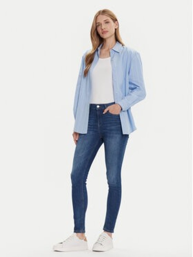 Tommy Jeans Jeansy Nora DW0DW21819 Granatowy Skinny Fit