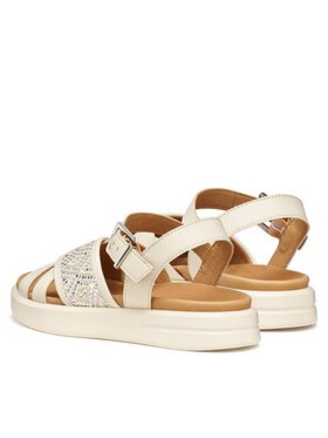 Geox Sandały D Xand 2S D65PAB 09B11 C1122 Écru