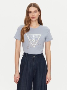 Guess T-Shirt W5GI05 I3Z14 Błękitny Regular Fit