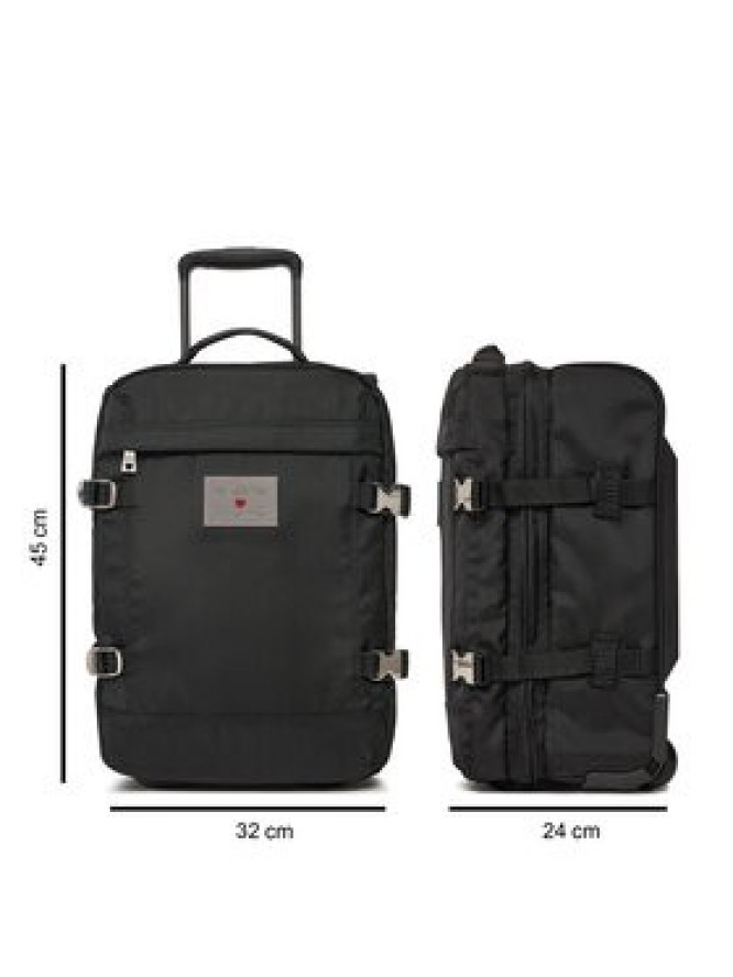 LOVE MOSCHINO Walizka średnia JC5110PP1MLN100A Czarny