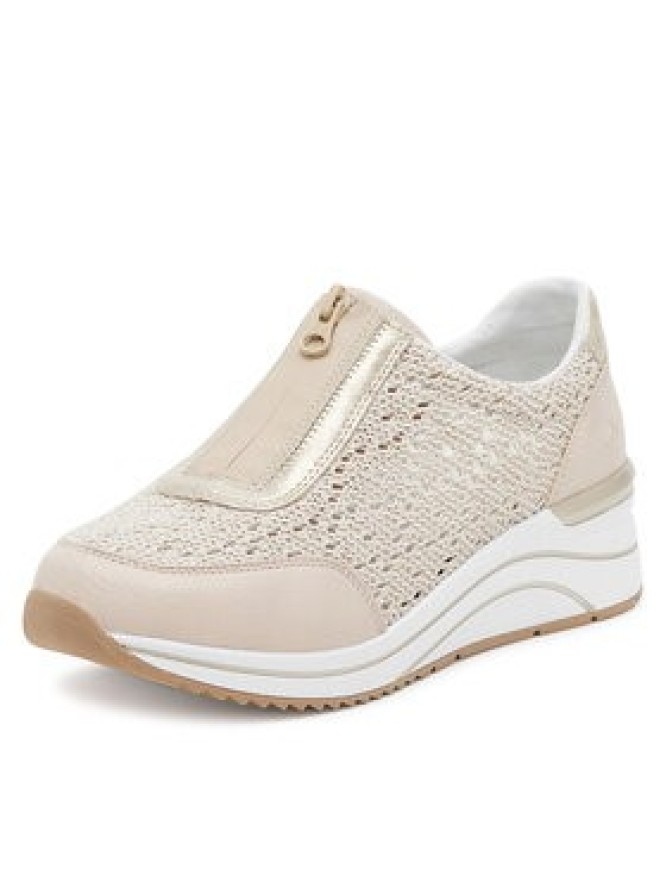 Remonte Półbuty D0T15-60 Beżowy