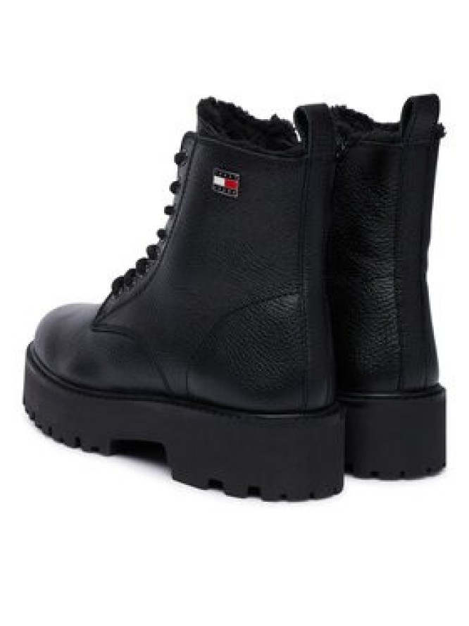 Tommy Jeans Trzewiki Tjw Platform Boots Wl EN0EN03159 Czarny