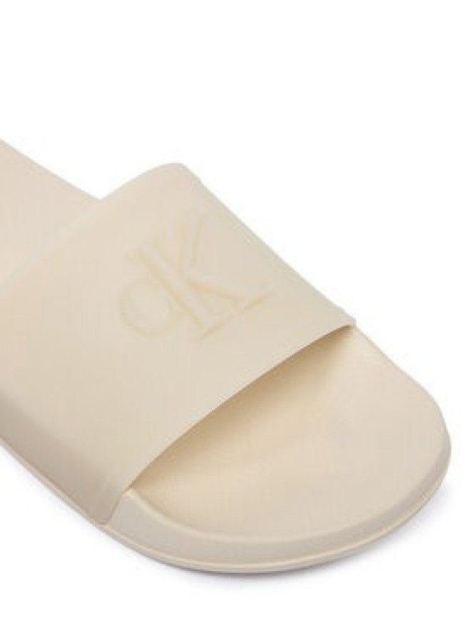 Calvin Klein Klapki Ess Slide Tpu HW0HW02959 Kremowy
