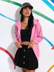 Bluza rozpinana - różowy