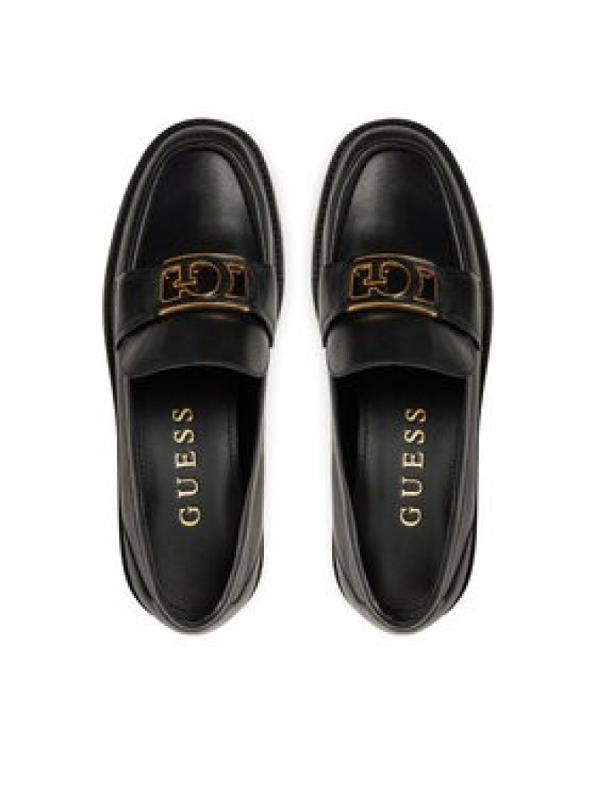 Guess Loafersy FLPSHU LEA14 Czarny