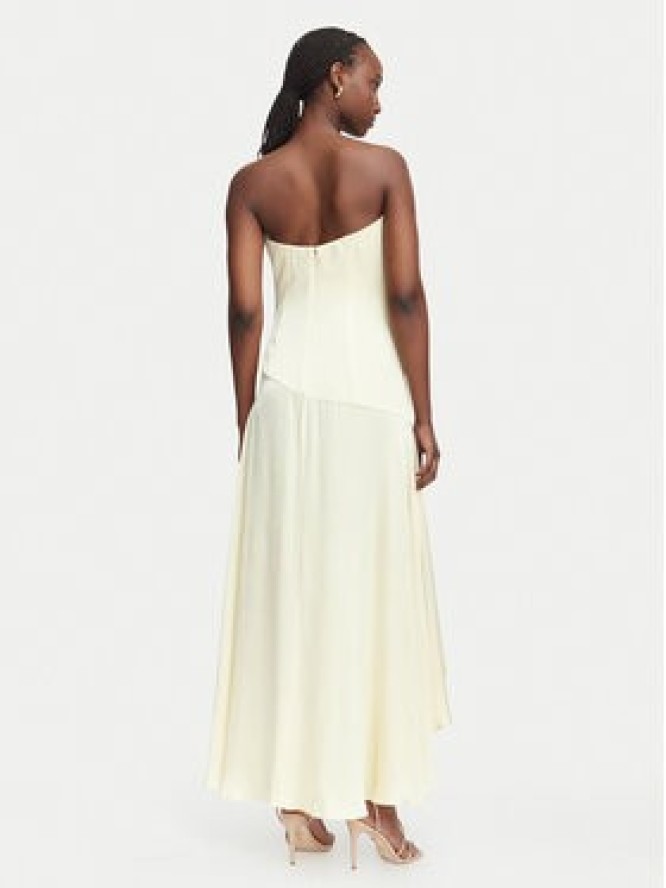 Bardot Sukienka koktajlowa Lorenza 59266DB Beżowy jasny Slim Fit