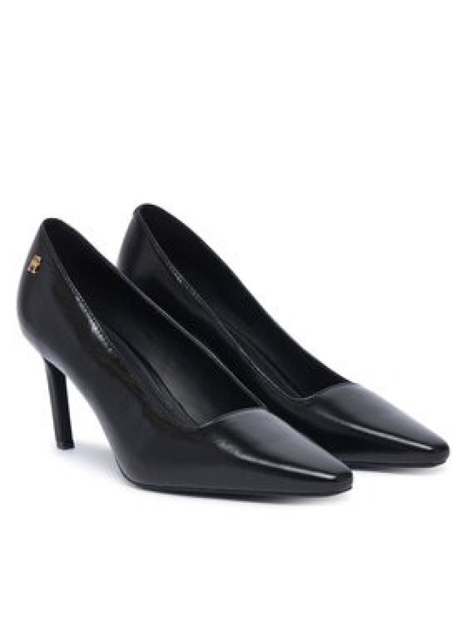 Tommy Hilfiger Szpilki Squared Toe High Heel Lth Pump FW0FW09510 Czarny
