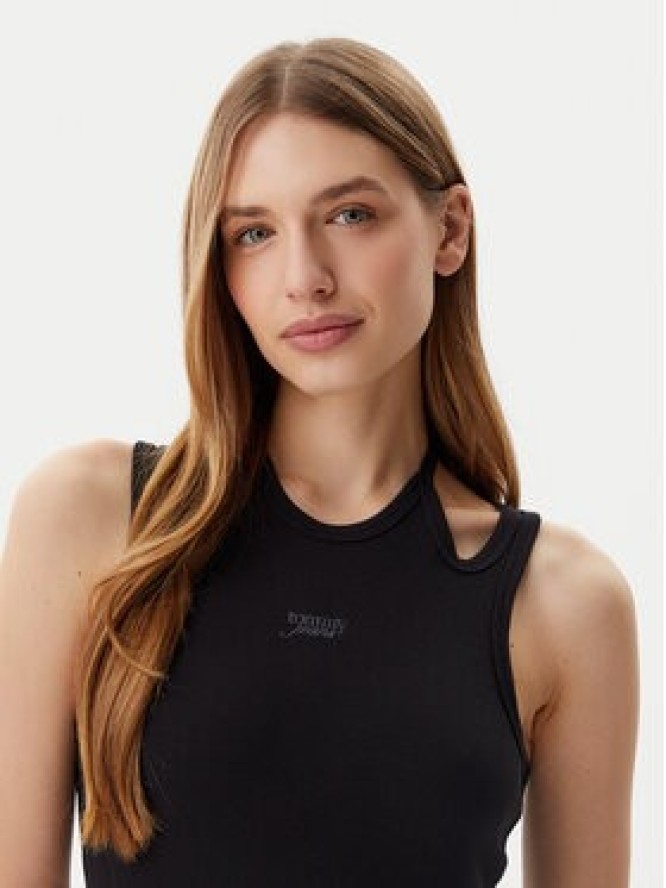 Tommy Jeans Sukienka codzienna DW0DW20331 Czarny Slim Fit