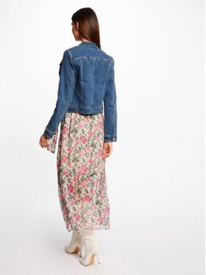 Morgan Kurtka jeansowa 231-VPOMI Niebieski Regular Fit