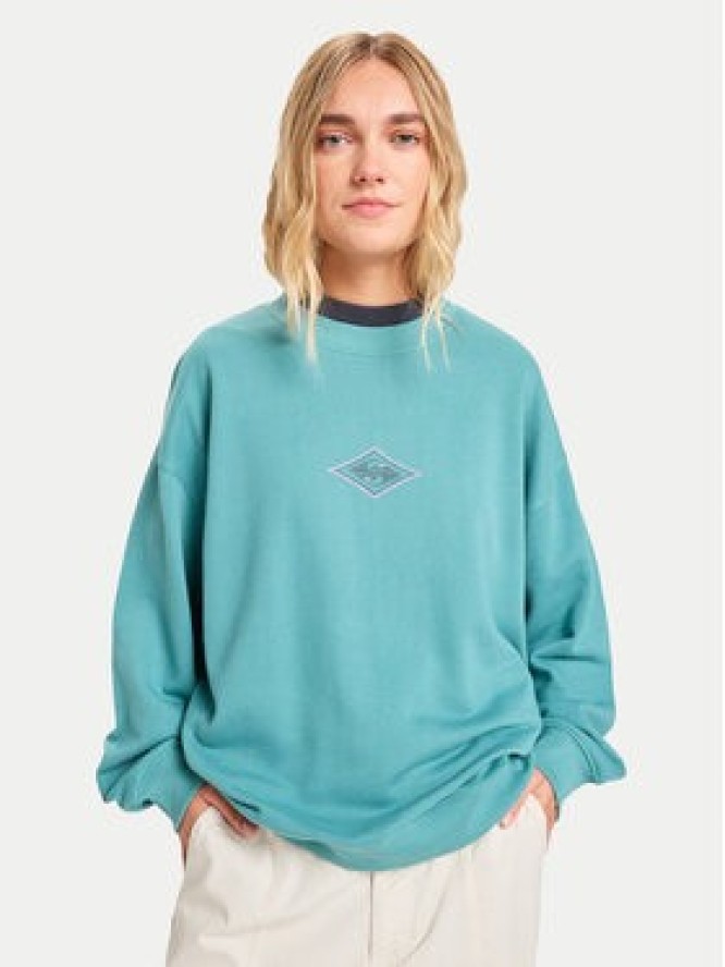 Quiksilver Bluza EQWFT03188 Niebieski Oversize