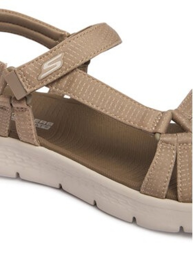 Skechers Sandały GO WALK FLEX SANDAL 141451/TPE Beżowy
